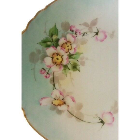 Limoges AK D France Decorative Plate Antique Circa 1890-1910 Stouffer - Picture 2 of 7